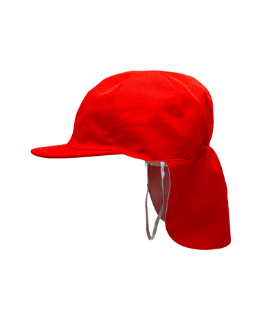 タレ付き紅白帽子