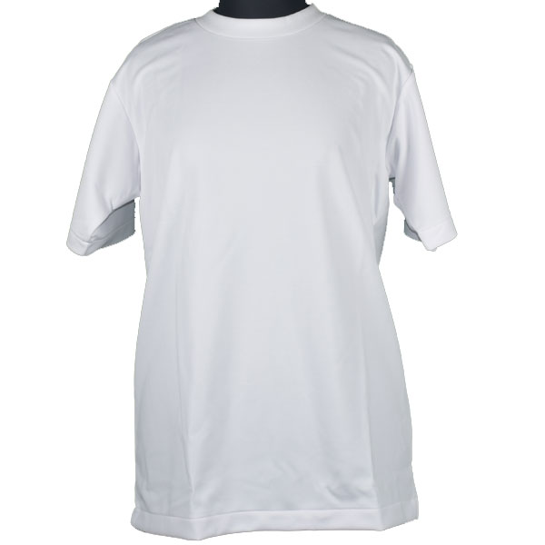 半袖Tシャツ　体操服　天然繊維を使用した防透けシャツ　綿60％　ポリエステル40%